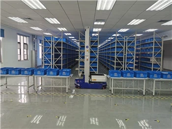 ACR Robots with racking shelving for electricity company