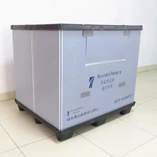 Plastic Pallet Box With Lid