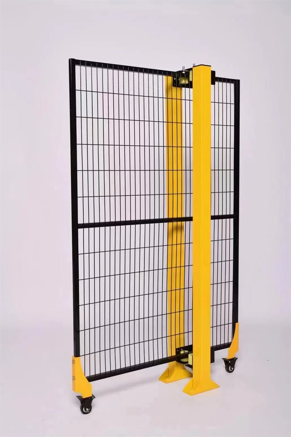 Black Safety Fencing Machine Guarding Warehouse Steel Safety Guards