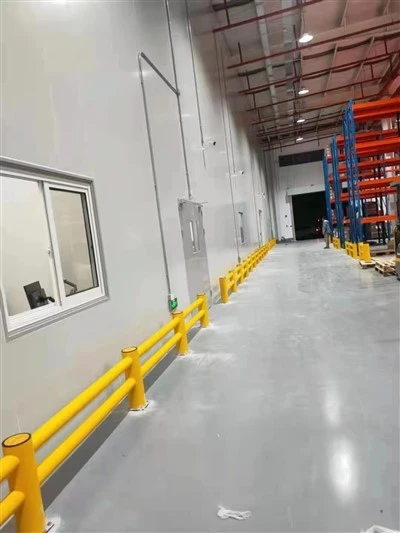 High Quality Industrial Guardrail Manufacturer Large Warehouse Shelf Flexible Barrier