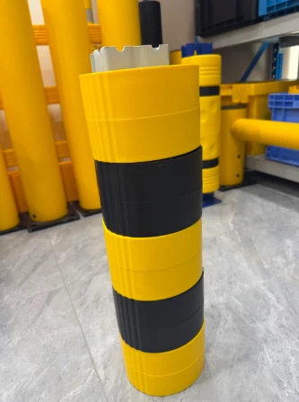 Segmented Upright Protector Warehouse Rack Column Guard Forklift Impact Protection For Rack Upright
